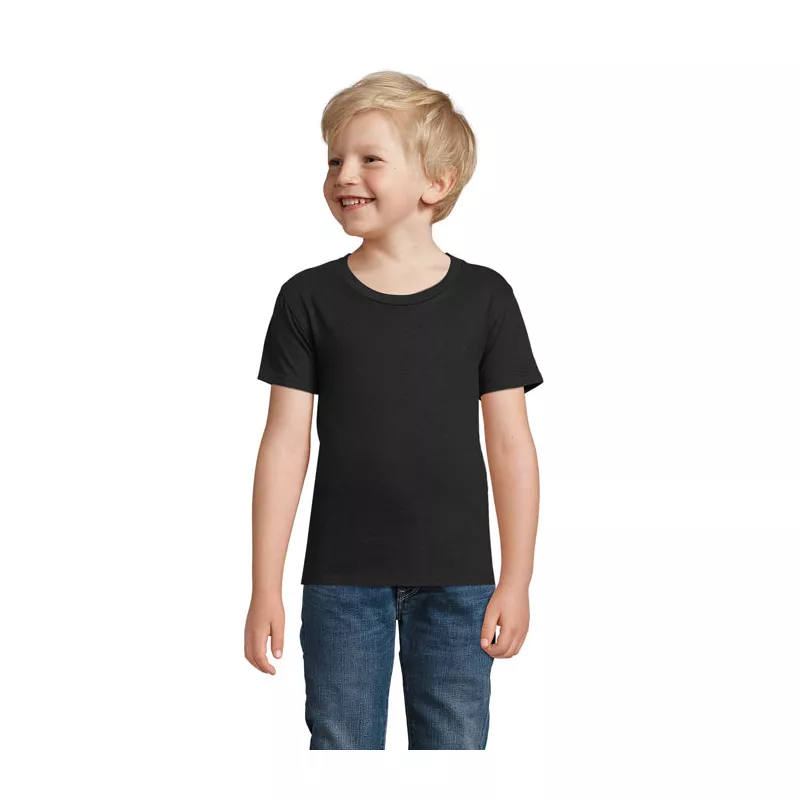 Koszulka dziecięca organiczna Sol's PIONEER KIDS - Deep Black (S03578-DB)