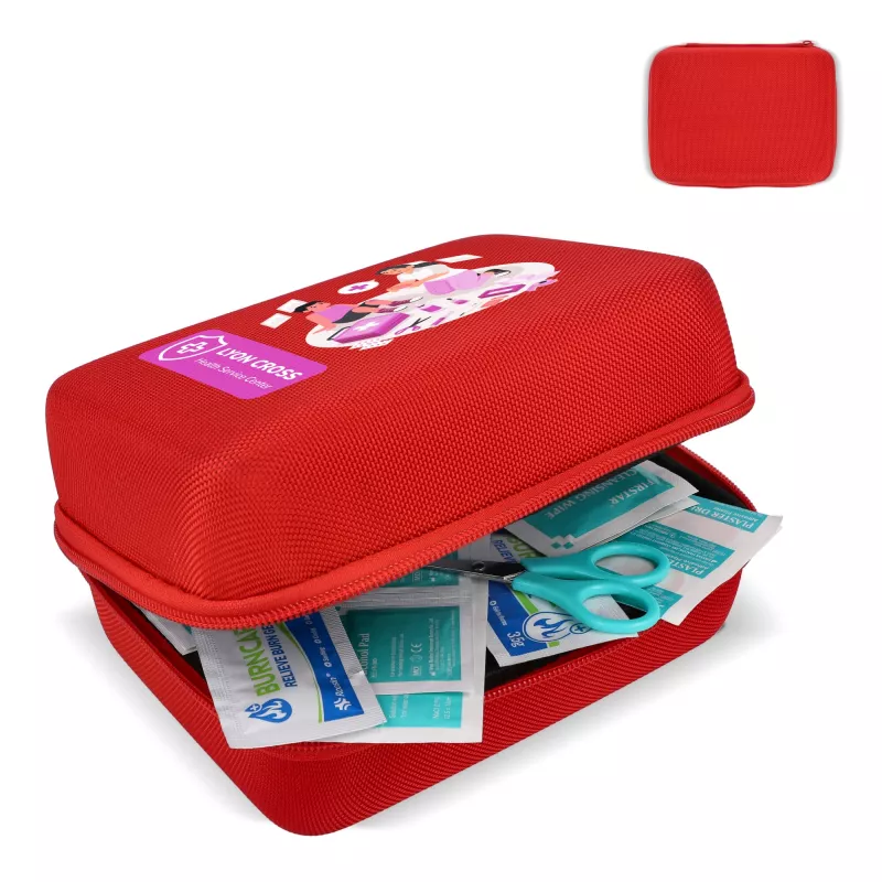 40-elementowa Apteczka pierwszej pomocy Andes - czerwony (LT90315-N0021)