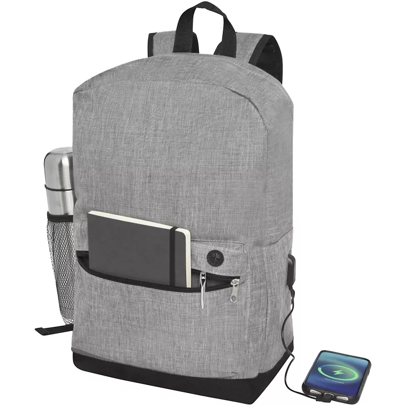 Biznesowy plecak na laptopa 15,6 cala Hoss - Heather medium grey (12051106)