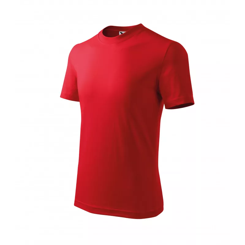 Koszulka bawełniana dziecięca 160 g/m²  BASIC 138 - Czerwony (ADLER138-CZERWONY)