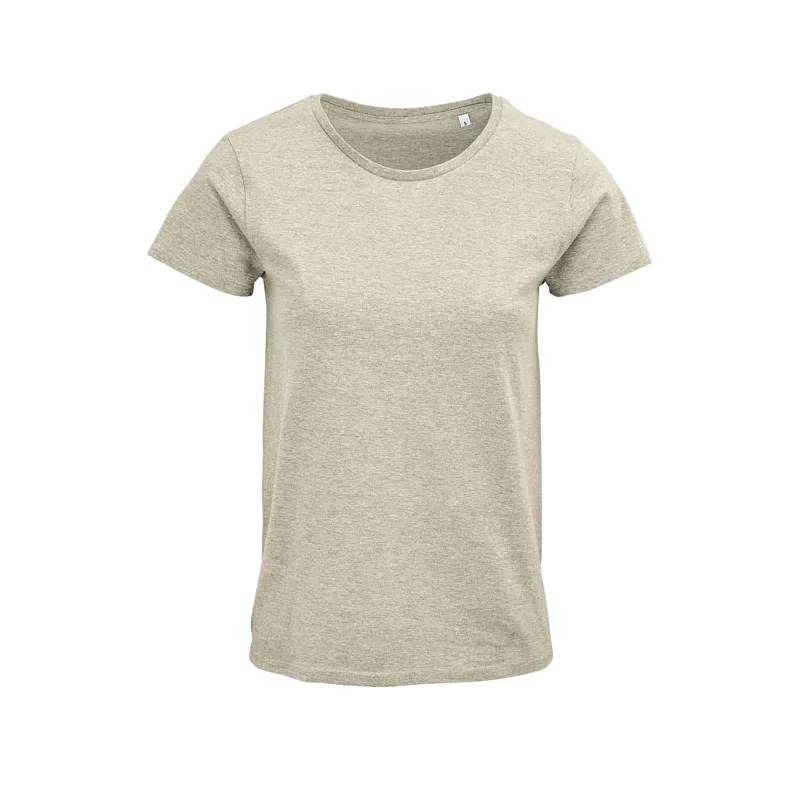 Koszulka damska 150 g/m² Sol's CRUSADER WOMEN - Heather Beige (S03581-HB)