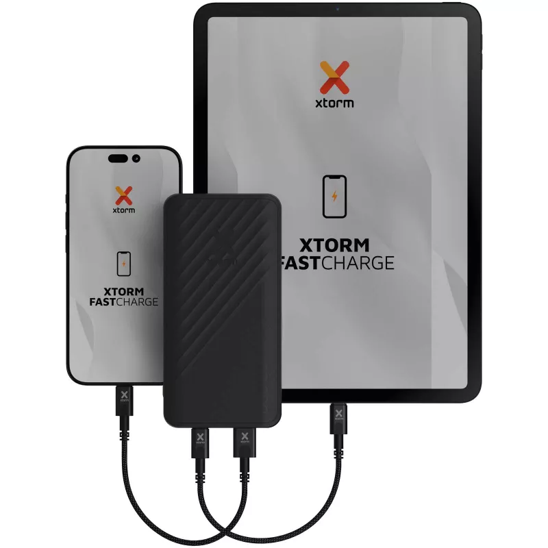 Xtorm XG220 Go2 powerbank 15 W 20 000 mAh z szybkim ładowaniem  - Czarny (12441290)