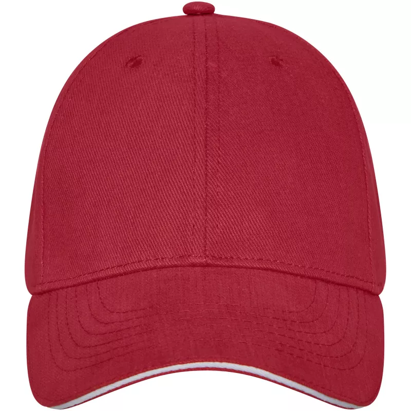 6-panelowa czapka baseballowa Darton - Czerwony (38679250)