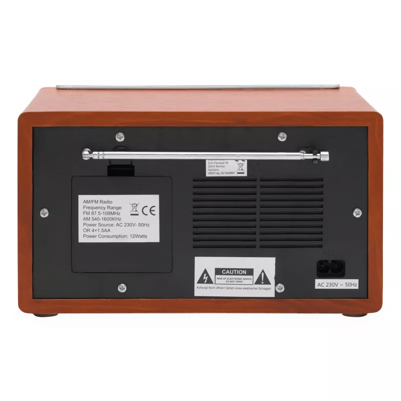 Radio AM/FM - brązowy, srebrny (56-0406227)
