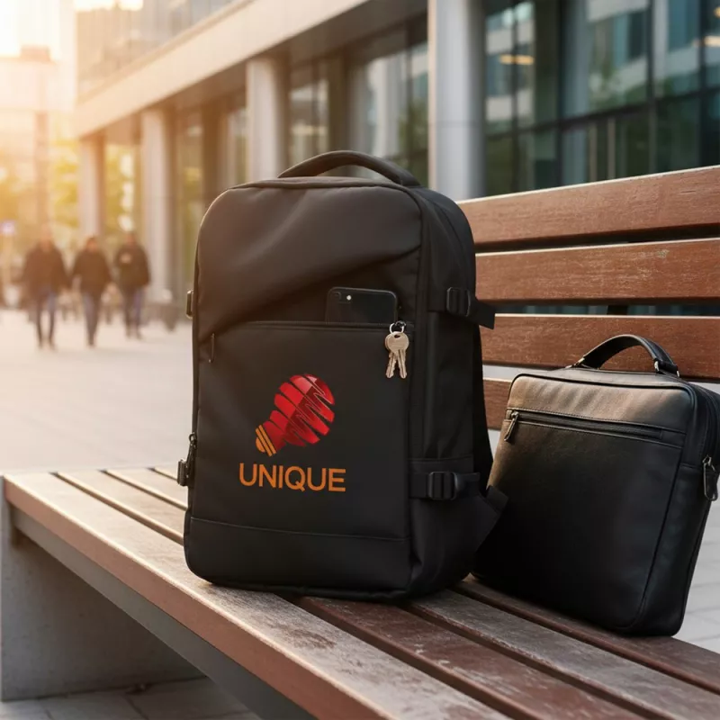 Rozszerzalny plecak Exclusive Collection | Aicha - czarny (VA092-03)