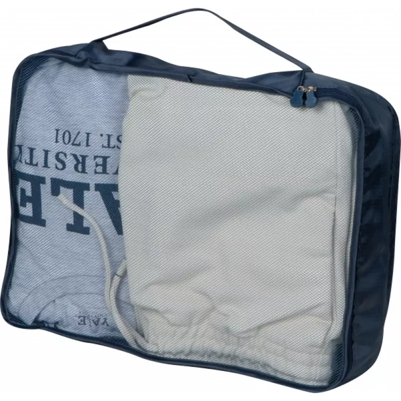 Zestaw 4 pokrowców na ubrania BELMONT - granatowy (390844)