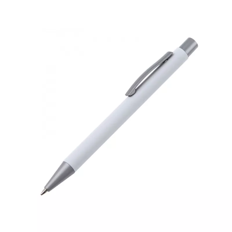 Metalowy długopis reklamowy ABU DHABI - biały (093506)