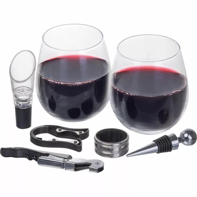 Zestaw do wina MORGAN - beżowy (8564713)