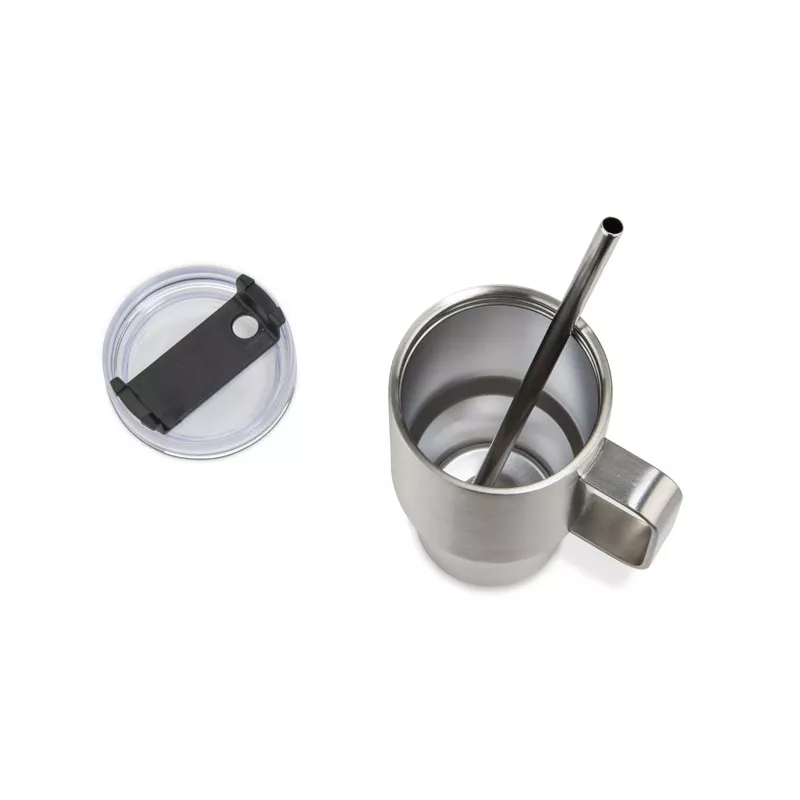 Kubek termiczny TORIN 450 ml - srebrny (16064-00)