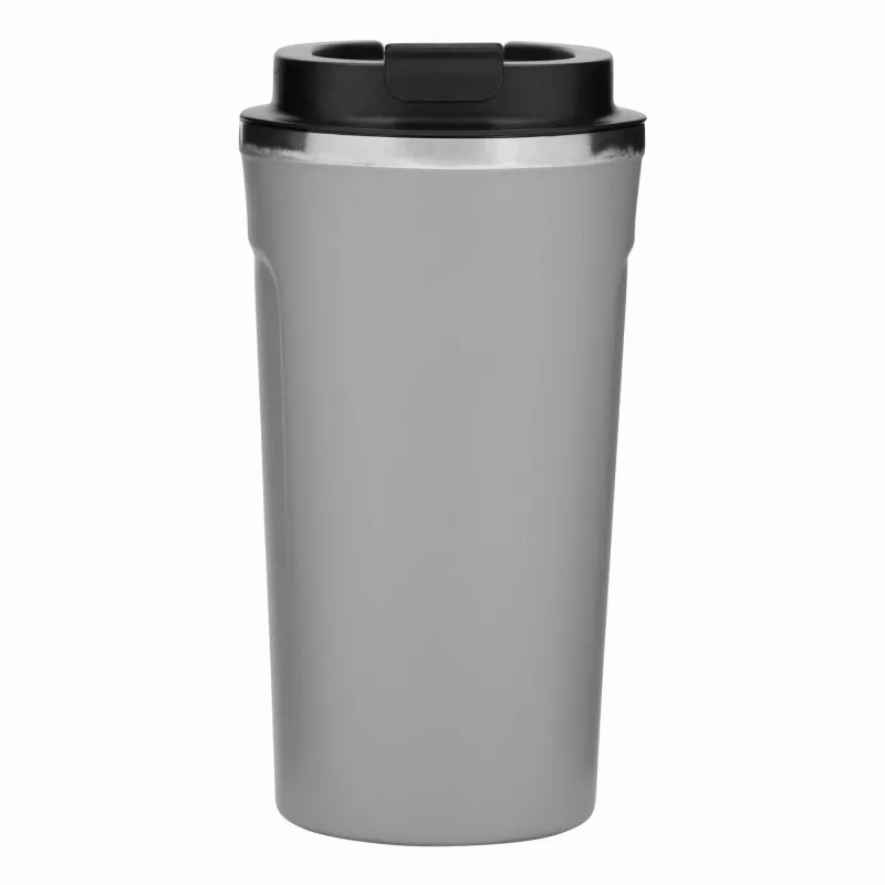 Podróżny kubek termiczny COFFEE TIME - szary (56-0304537)