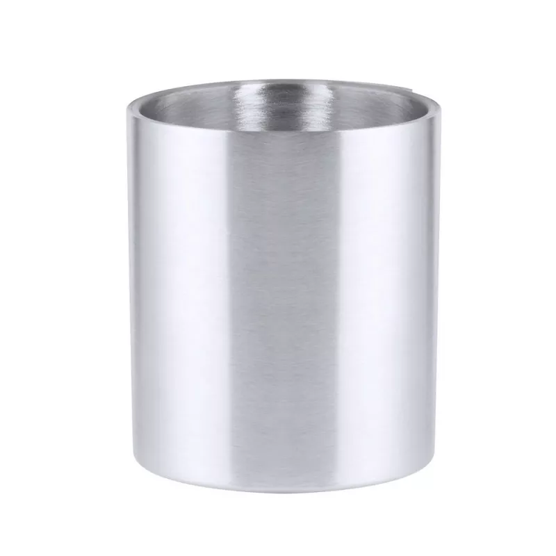 Kubek ze stali nierdzewnej z recyklingu 300 ml - srebrny (V2080-32)