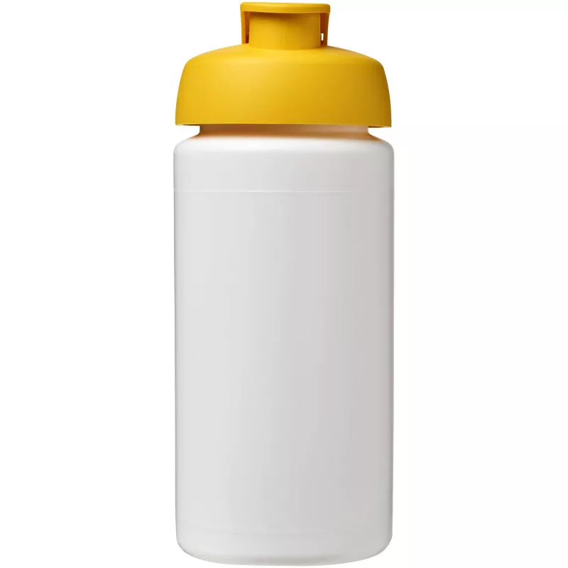Bidon Baseline® Plus o pojemności 500 ml z wieczkiem zaciskowym i uchwytem - Biały-Żółty (21007210)
