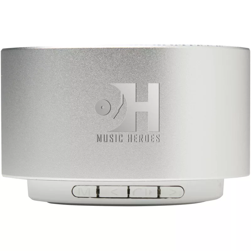 Ankaa bezprzewodowy głośnik Bluetooth® o mocy 3 W z recyklingowanego aluminium - Srebrny (12448681)