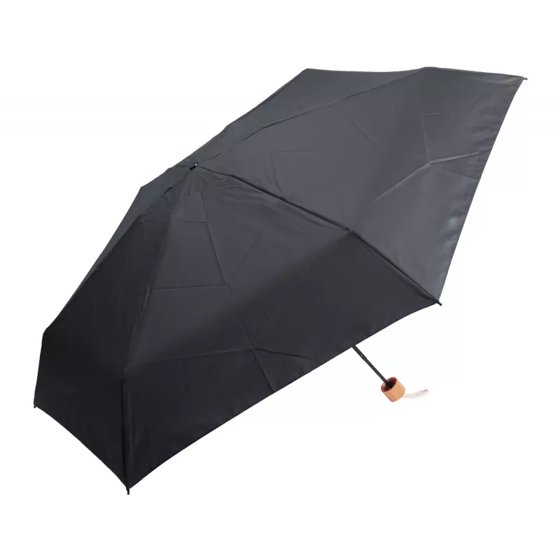 Mini parasol manualny ø89 cm z RPET Miniboo - czarny (AP808418-10)