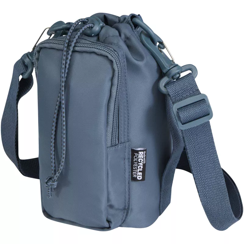 Trip Aware™, torba na butelki wykonana z materiałów z recyklingu, 2 l - Hale Blue (12076555)