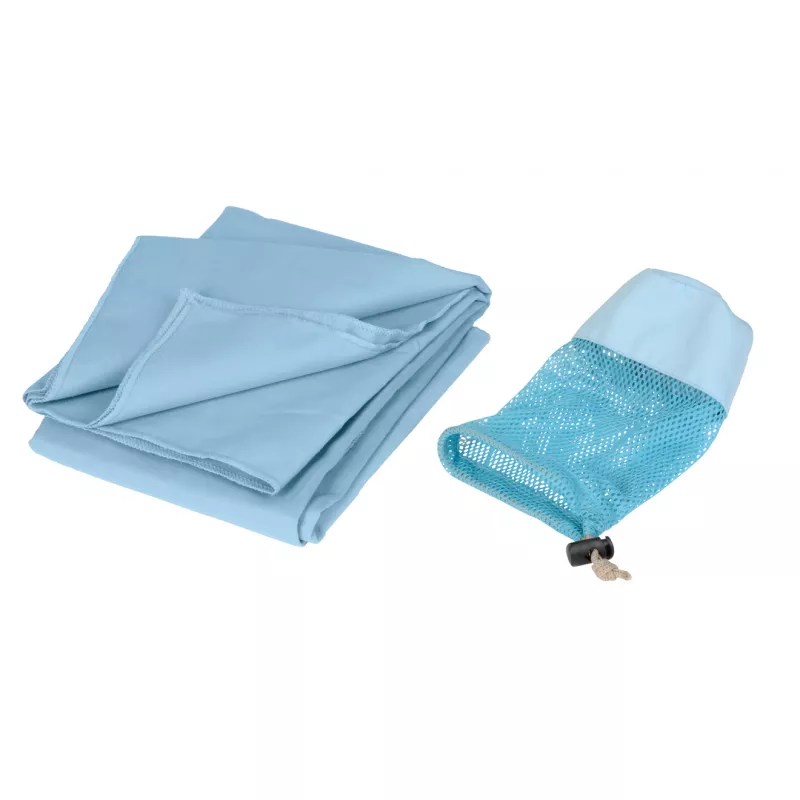 Ręcznik z mikrofibry FRESHNESS - jasnoniebieski (56-0605085)
