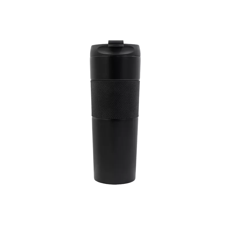 Kubek termiczny z french press Aspet 450 ml - czarny (R08191.02)