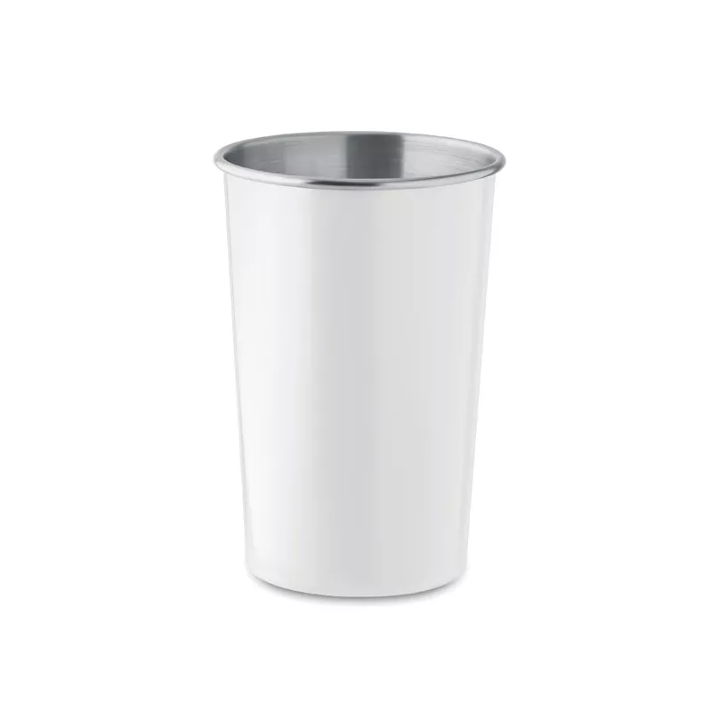 Kubek ze stali nierdzewnej z recyklingu 350 ml FJARD - Bialy (MO2063-06)