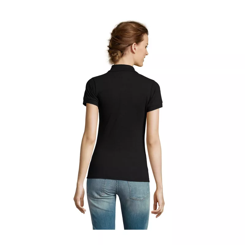 Koszulka polo damska 200 g/m² Sol's PRIME WOMEN - Czarny (S00573-BK)