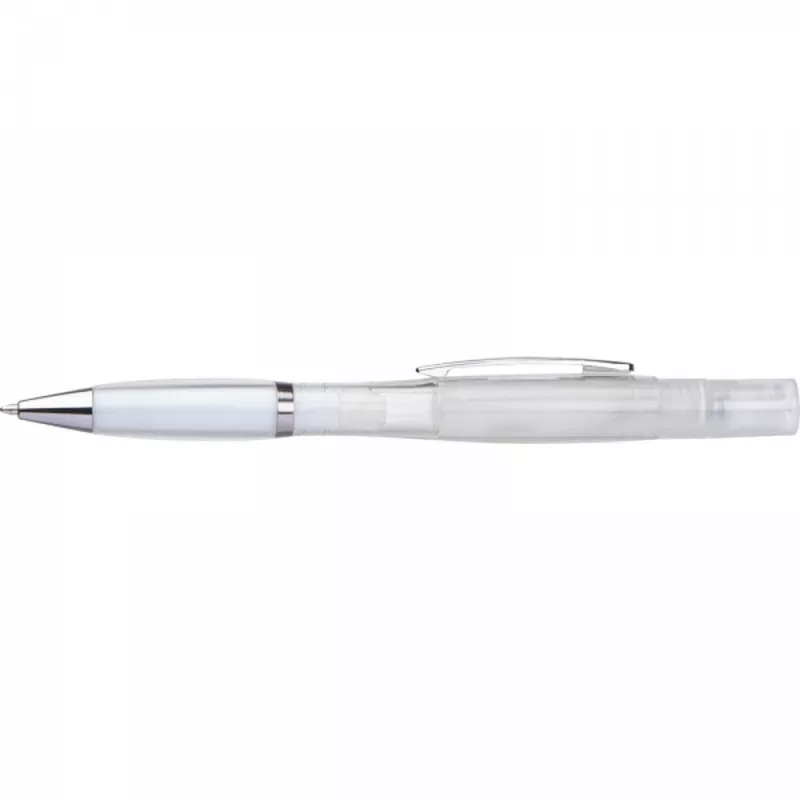 Długopis plastikowy z rozpylaczem SABINA - biały (1177606)