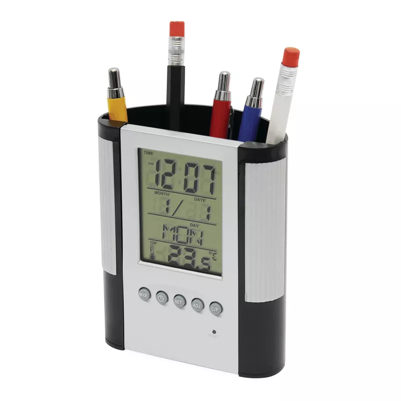 Zegar - czarny, srebrny (56-0401315)