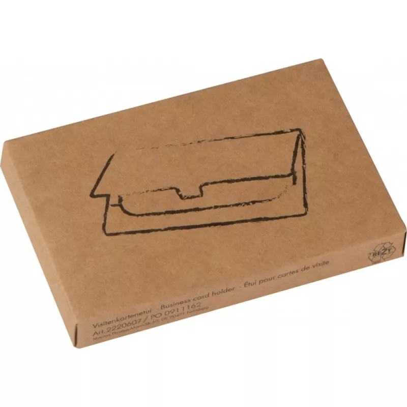 Etui na wizytówki CORNWALL - szary (220607)