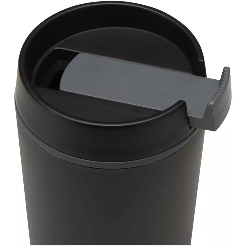 Sedona - kubek plastikowy o pojemności 480 ml, z podwójnymi ściankami - Czarny (10095390)
