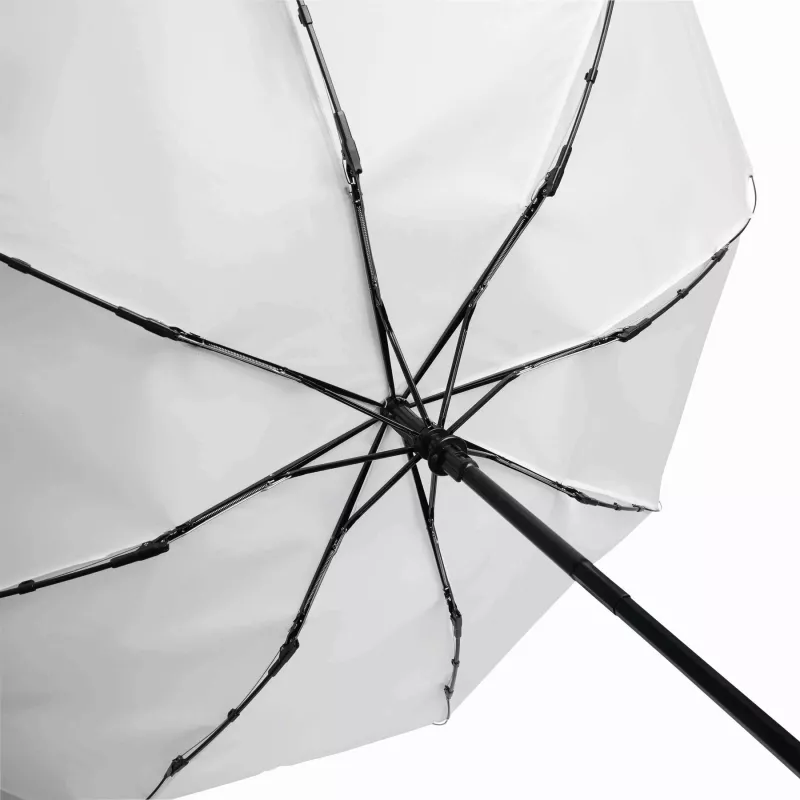 Automatyczny, wiatroodporny parasol kieszonkowy - biały (56-0101262)