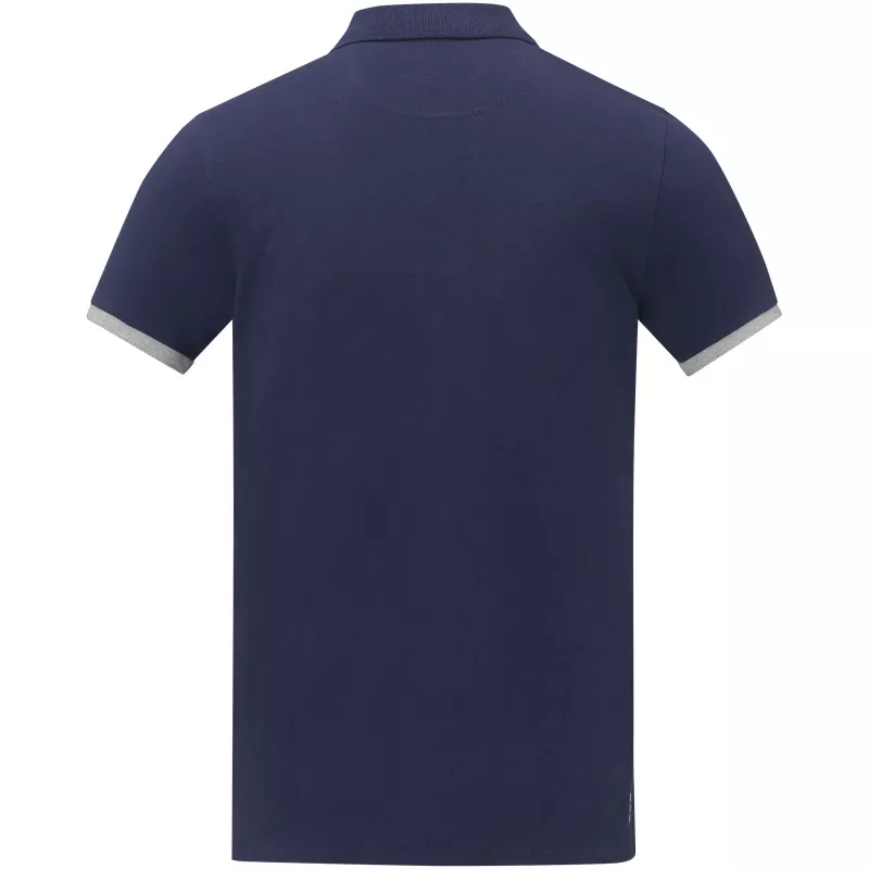 Męska koszulka polo duotone Morgan z krótkim rękawem - Granatowy (38110-NAVY)