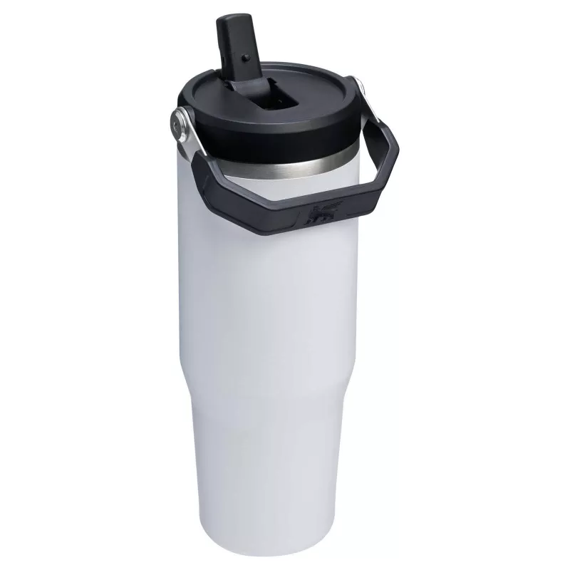 Stanley IceFlow™ 2.0 termoizolowany kubek ze stali nierdzewnej, pojemność 890 ml, z odchylaną słomką - Biały (10098201)