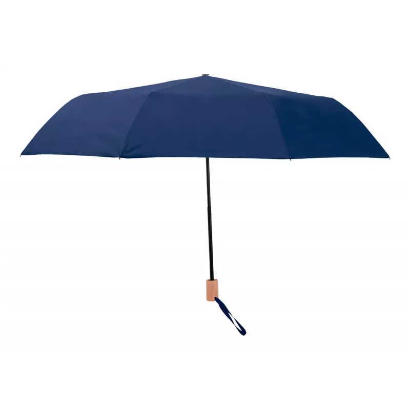 Parasol manualny z RPET Brosian - ciemno niebieski (AP721413-06A)