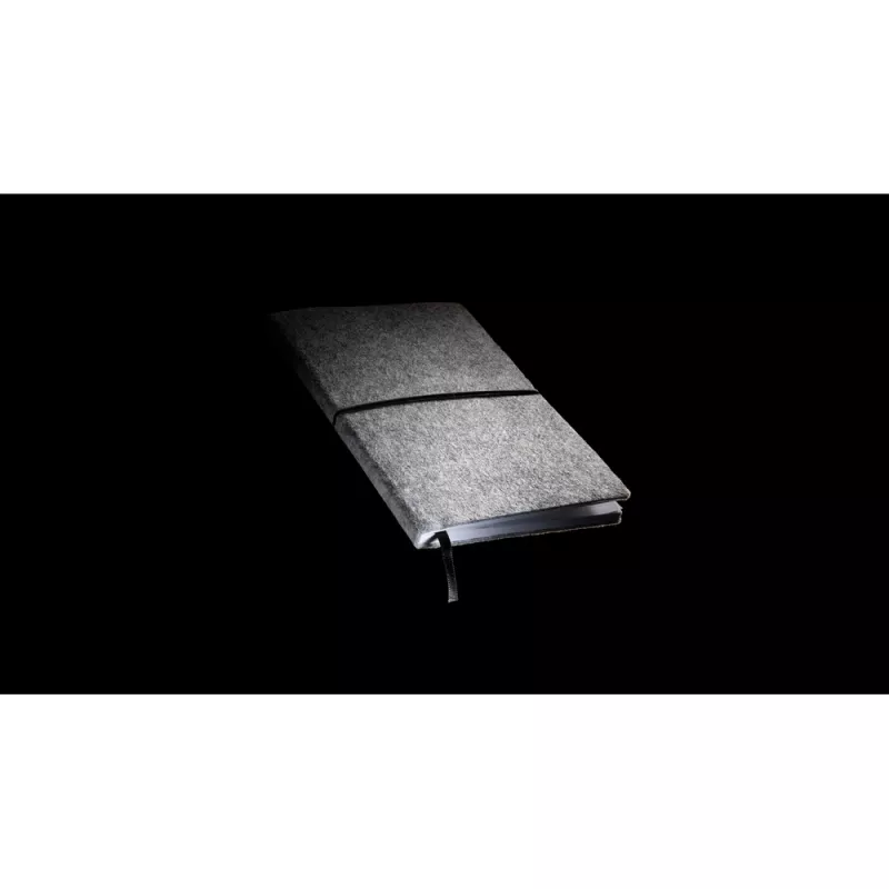 Notatnik A5, filc z recyklingu - szary (P774.472)
