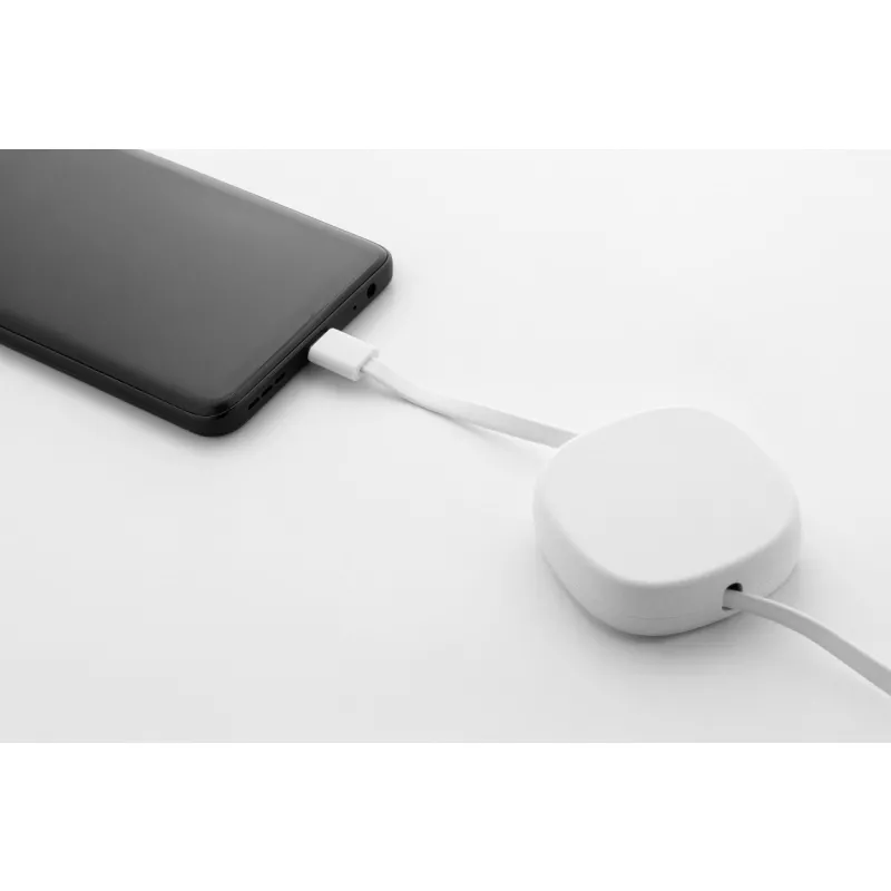 Cabsle Kabel ładujący USB-C 60 W RABS - biały (AP864117-01)