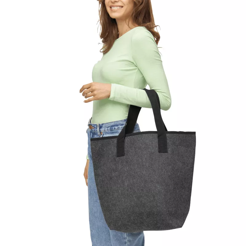 Shopper z filcu - antracytowy (56-0820719)