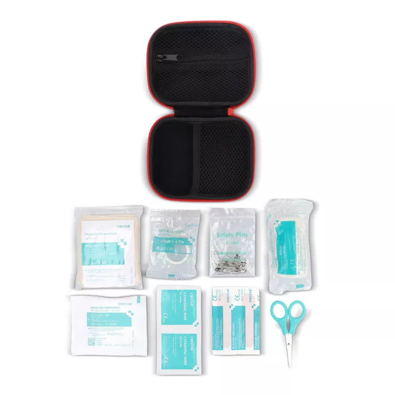 15-częściowa apteczka pierwszej pomocy Everest - czerwony (LT90310-N0021)