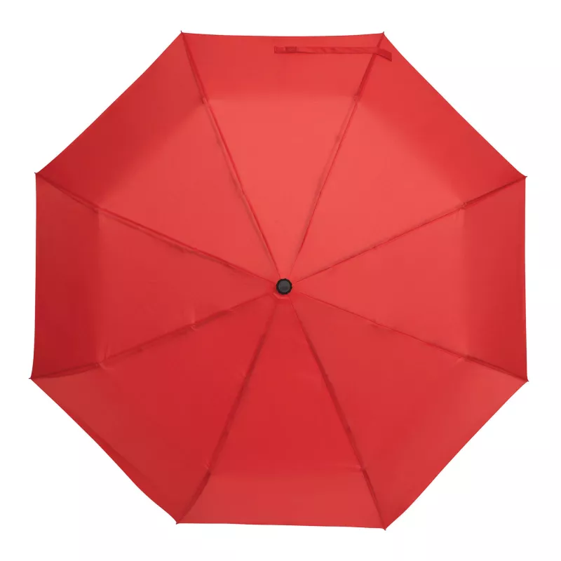 Automatyczna, wiatroodporna parasolka kieszonkowa z pokrowcem w dopasowanym kolorze - czerwony (56-0101503)