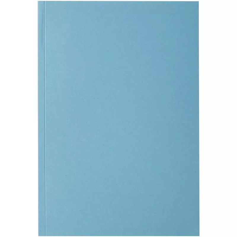 Notatnik A5 Novella Austen z miękką okładką z materiału z recyklingu, 50 kartek - Niebieski (21024952)