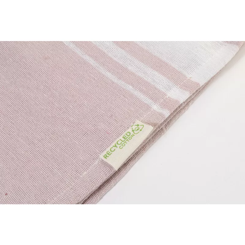 Cancun ręcznik plażowy z recyklingowanej bawełny - różowy (AP800607-04)