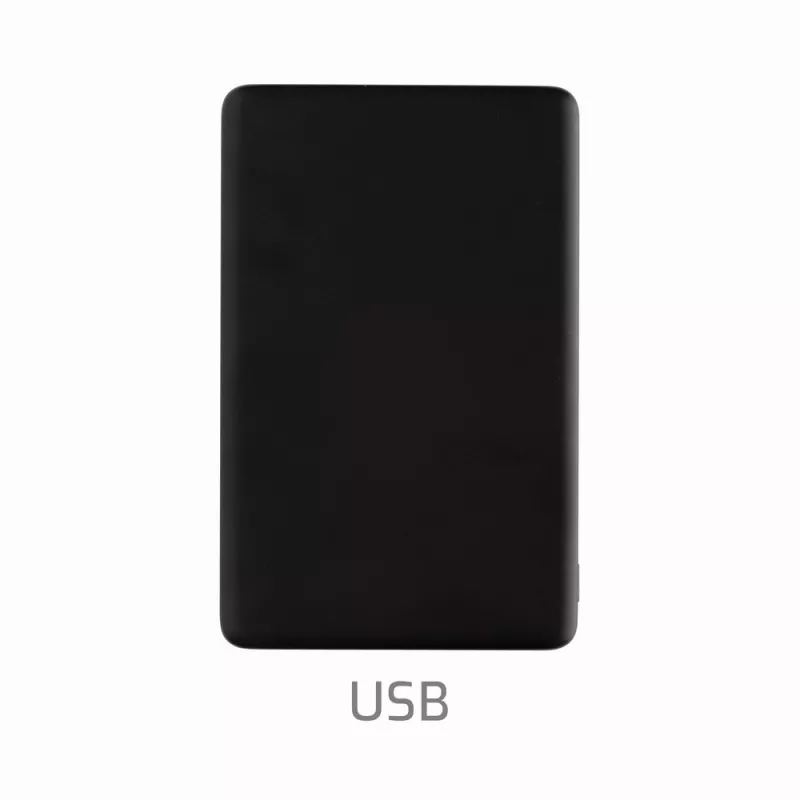 Power bank 5000 mAh, ładowarka bezprzewodowa 5W Orion - czarny (P322.6001)