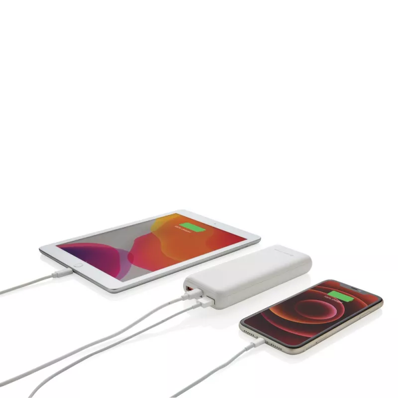 Szybki power bank 20000 mAh Urban Vitamin - biały (P322.753)