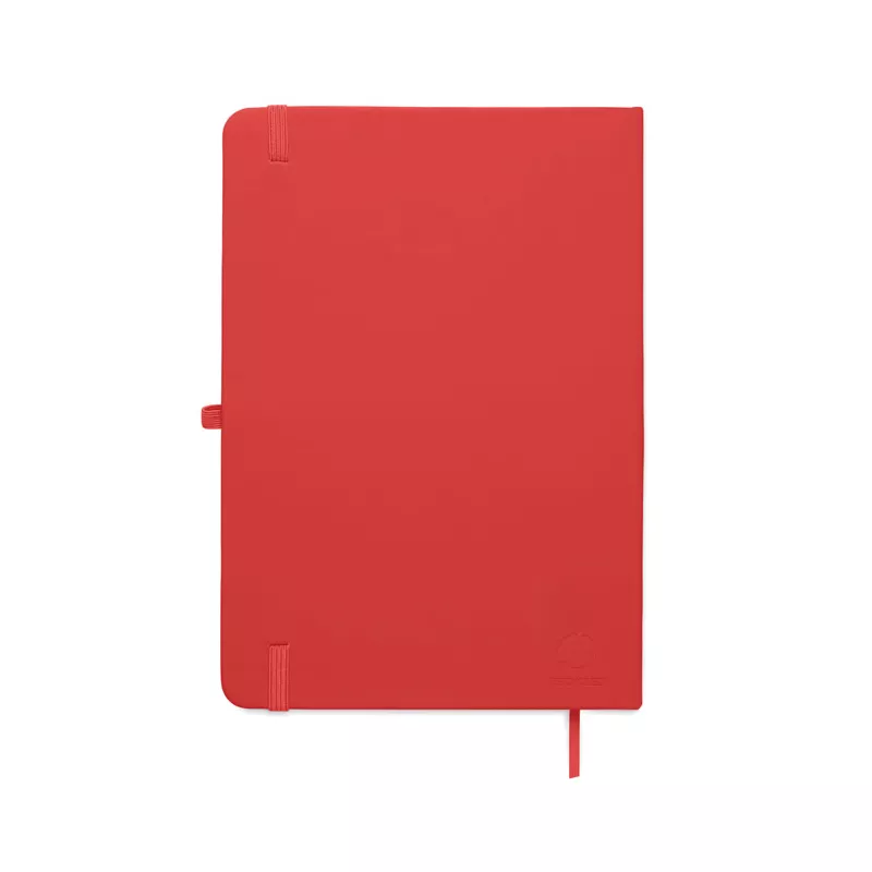 Notes A5 w okładce z PU 96 kartek w linię ARCOLOOP - Czerwony (MO3124-05)