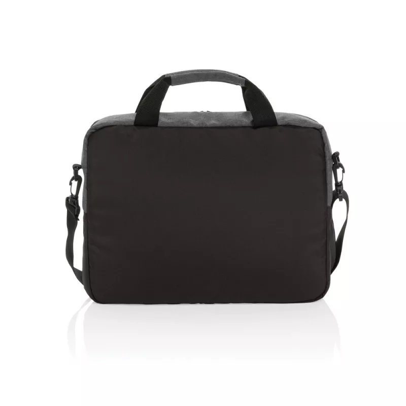 Torba na laptopa 15,6" AWARE™ Kazu, poliester z recyklingu - szary (P732.172)