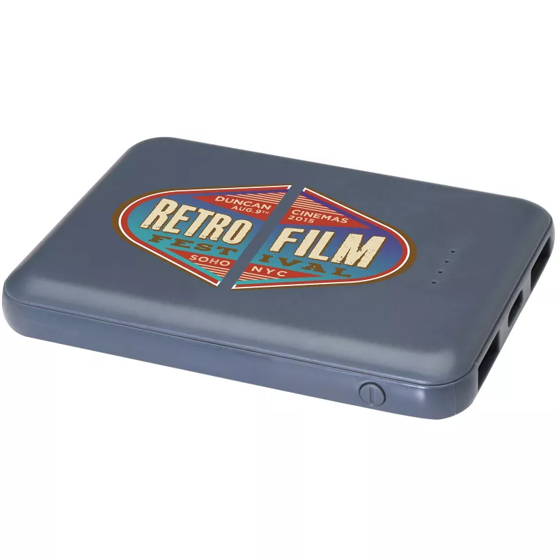 Asama powerbank o pojemności 5000 mAh Type-C z tworzyw sztucznych pochodzących z recyklingu - Hale Blue (12438355)