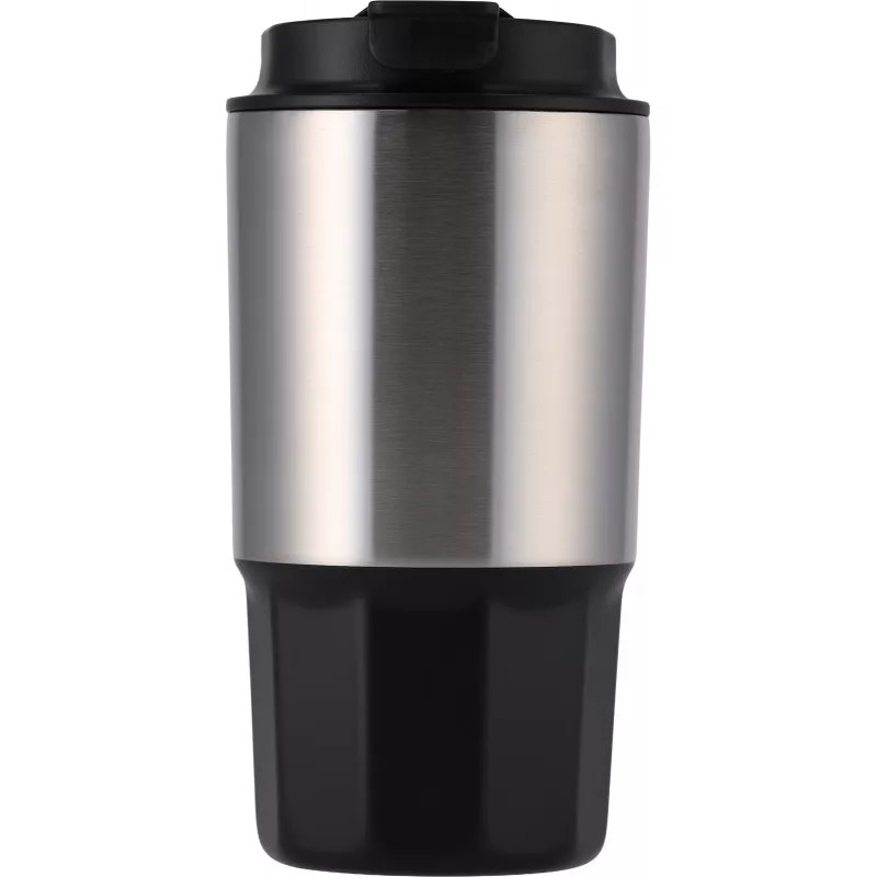 Kubek termiczny stalowy z recyklingu SAINT - JEROME MoLu 500 ml - czarny (483103)