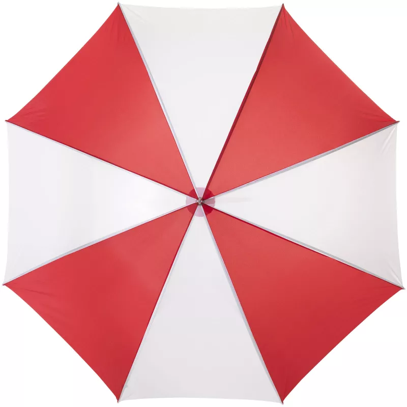 Parasol golfowy Karl 30'' z drewnianą rączką - Biały-Czerwony (19547872)