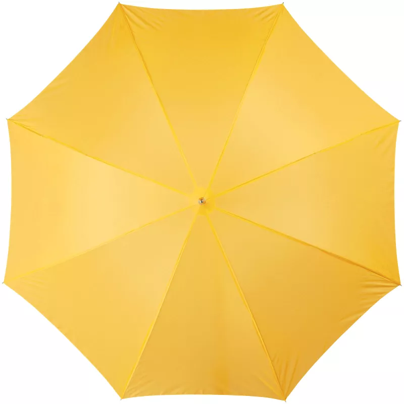 Parasol automatyczny Ø102 cm Lisa z drewnianą prostą rączką - Żółty (10901716)
