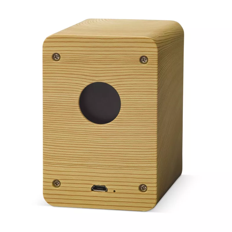 Klasyczny głośnik bezprzewodowy 3W - drewniany  / jasny (LT91249-N9393)