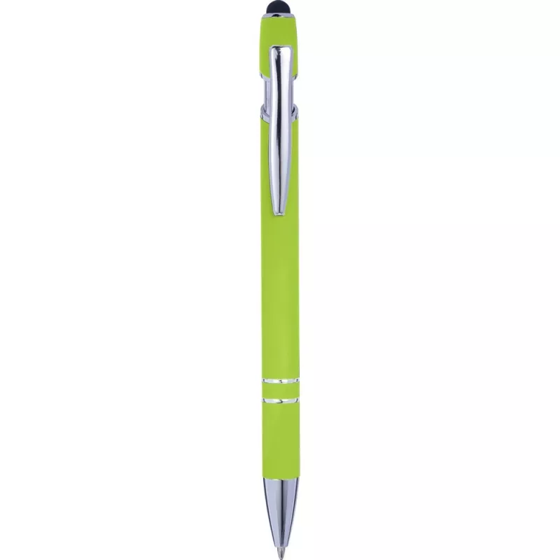 Długopis z touch pen-em - limonkowy (V1917-09)