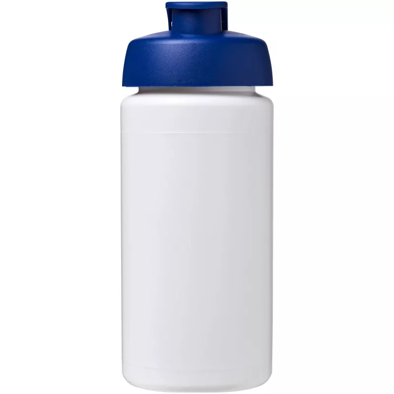 Bidon Baseline® Plus o pojemności 500 ml z wieczkiem zaciskowym i uchwytem - Biały-Niebieski (21007202)