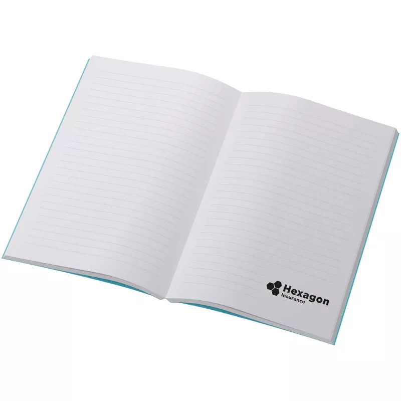 Notatnik Scribe Plus A5 z miękką okładką, wykonany z papieru z recyklingu - Niebieski (21090752)